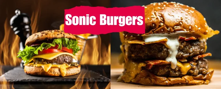 Sonic Burger Menu