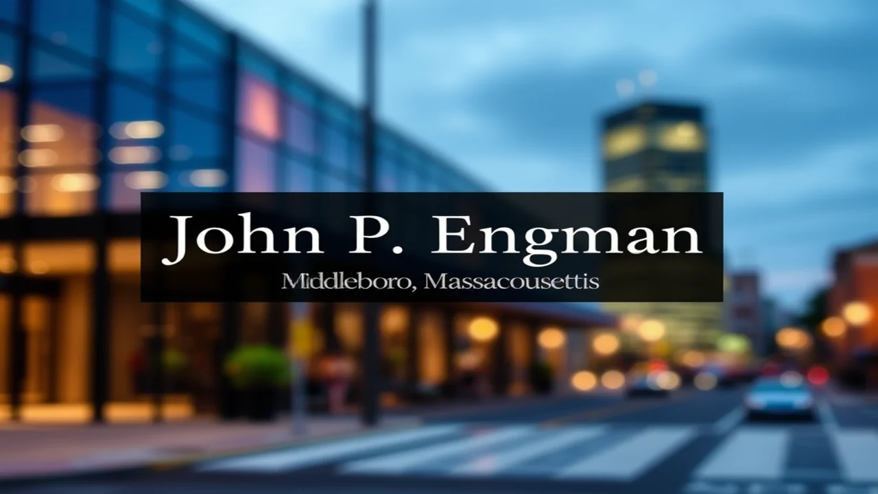 John P. Engman Middleboro Massachusetts