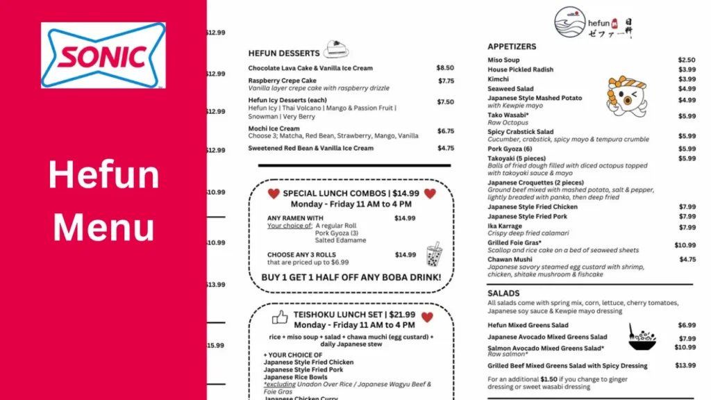 Hefun Menu: A Complete Guide to Dishes, Prices, Hours, Reviews, Deals, and Delivery 4 Hefun Menu